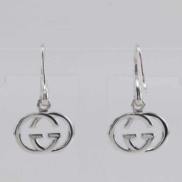 GUCCI Interlocking G Piercing Silver925 7.0g Women - Picture 3 of 6